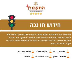 חידוש תו נכה - התעבורן